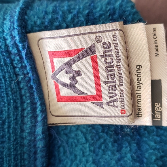 Avalanche teal/turquoise pullover - Picture 5 of 8